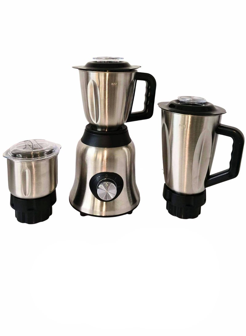 TRADEGATE Electric Blender Grinder Mixer with Mills Stainless Steel | 3-in-1 Professional High-Power 800W Smoothie Maker & Mixer Grinder for Shakes, Mincing, Coffee & Spices | Home & Commercial Kitchen Use - Image 2